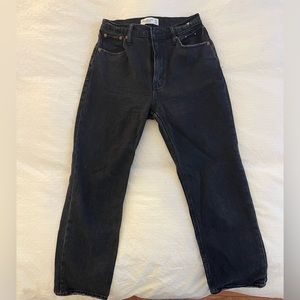 Abercrombie jeans the ankle straight ultra high rise